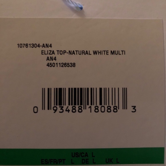 PAPPAGALLO Womens Eliza Tunic Top Size Large Lightweight Polyester New - Picture 7 of 7